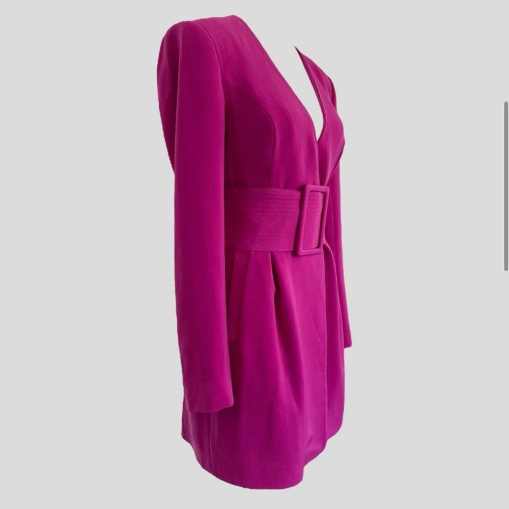 NBD X NAVEN Hot Pink Belted Dress - Picture 6 of 13